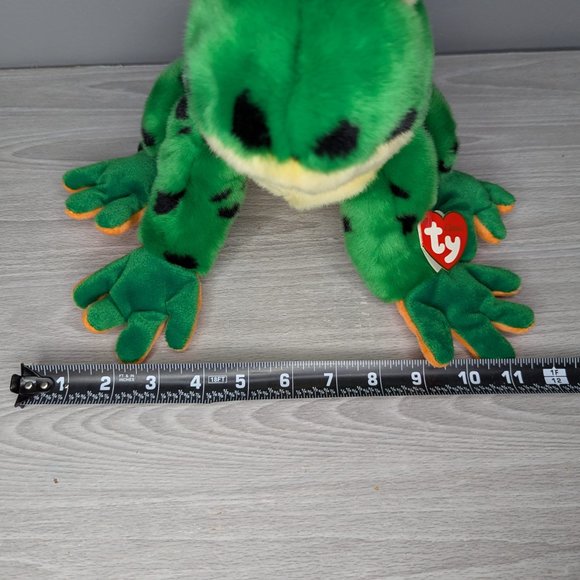 Ty Beanie Classic Lilypad Frog Plush Stuffed Animal 2004 - Picture 10 of 14